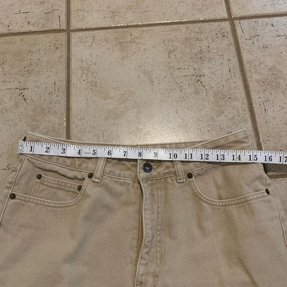 Vintage Denver Hayes Beige Straight Leg Jeans - 32x32 - Picture 4 of 6